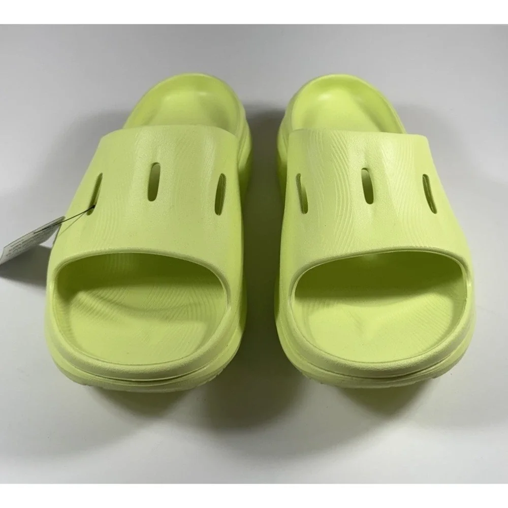 HOKA Ora Recovery Slide 3 Sandals Citrus Glow Yellow Men's Sz 12 *NEW*‎ 1135061
